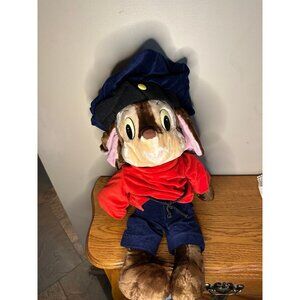 Vintage Fievel An American Tail 22" Plush Animal Goes West 1986 Sears Clean!